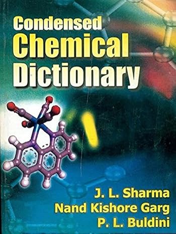 Condensed Chemical Dictionary (2011)